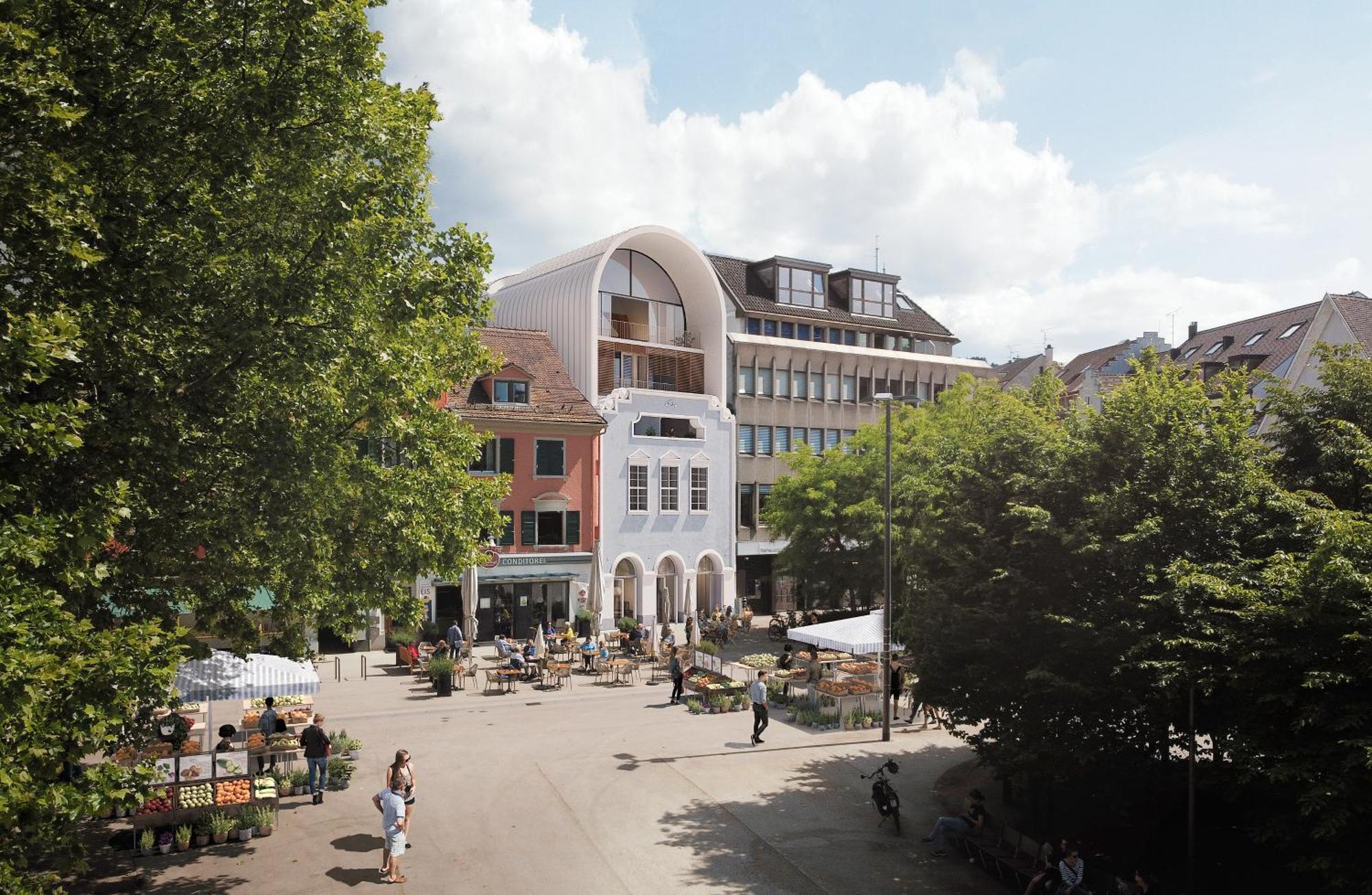 Kleiner Loewe - Stadthotel Bregenz Buitenkant foto